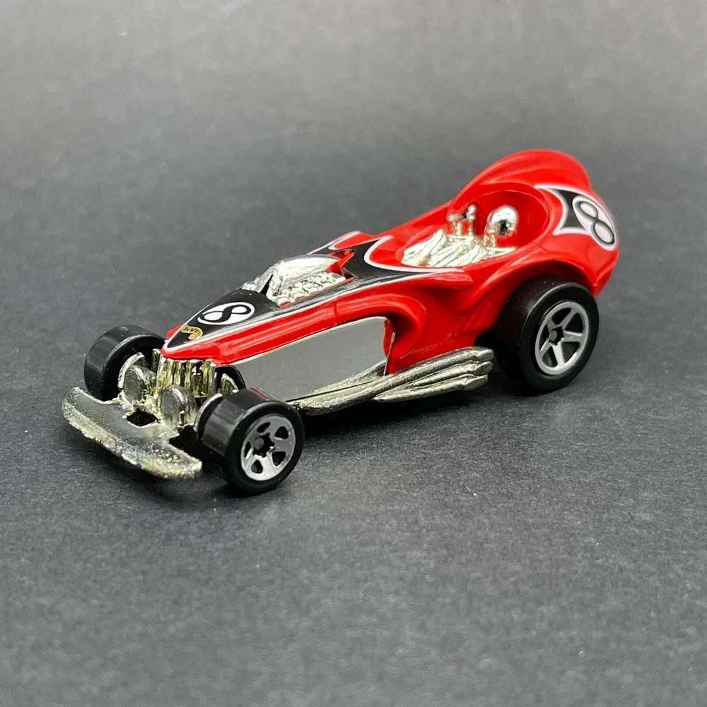 Hot Wheels Skullrider Skull Rider #8 Red Car Diecast 1/64 Scale Loose